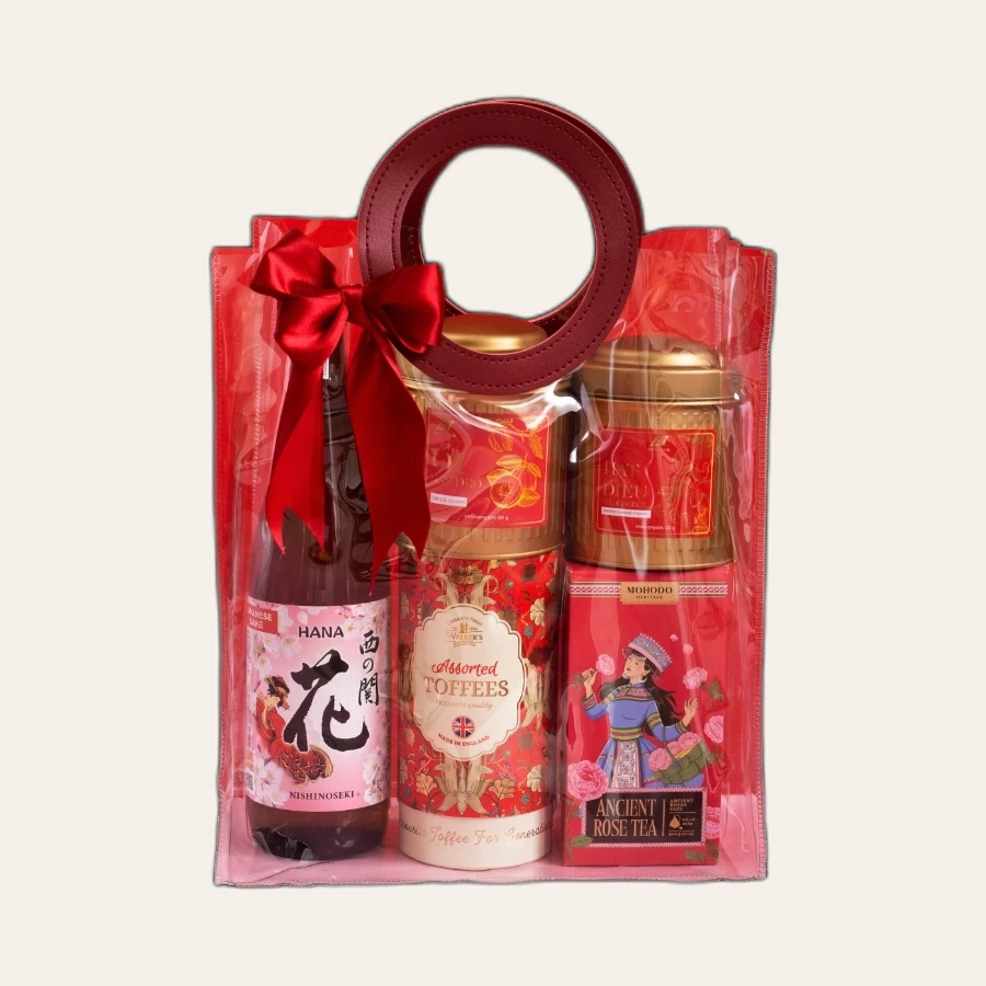 Rượu Sake Nhật Nishino Seki Hana Hộp Quà Tết 2026 Set An Nhiên 2