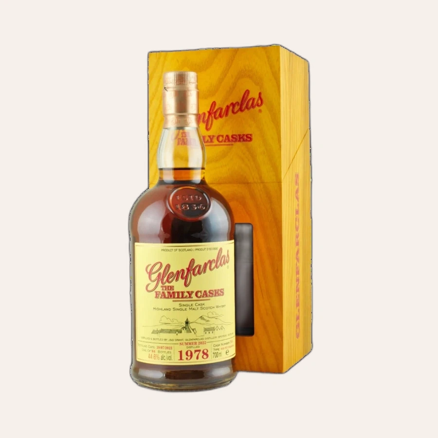 Rượu Whisky Glenfarclas 44 Year Old Family Casks 1978