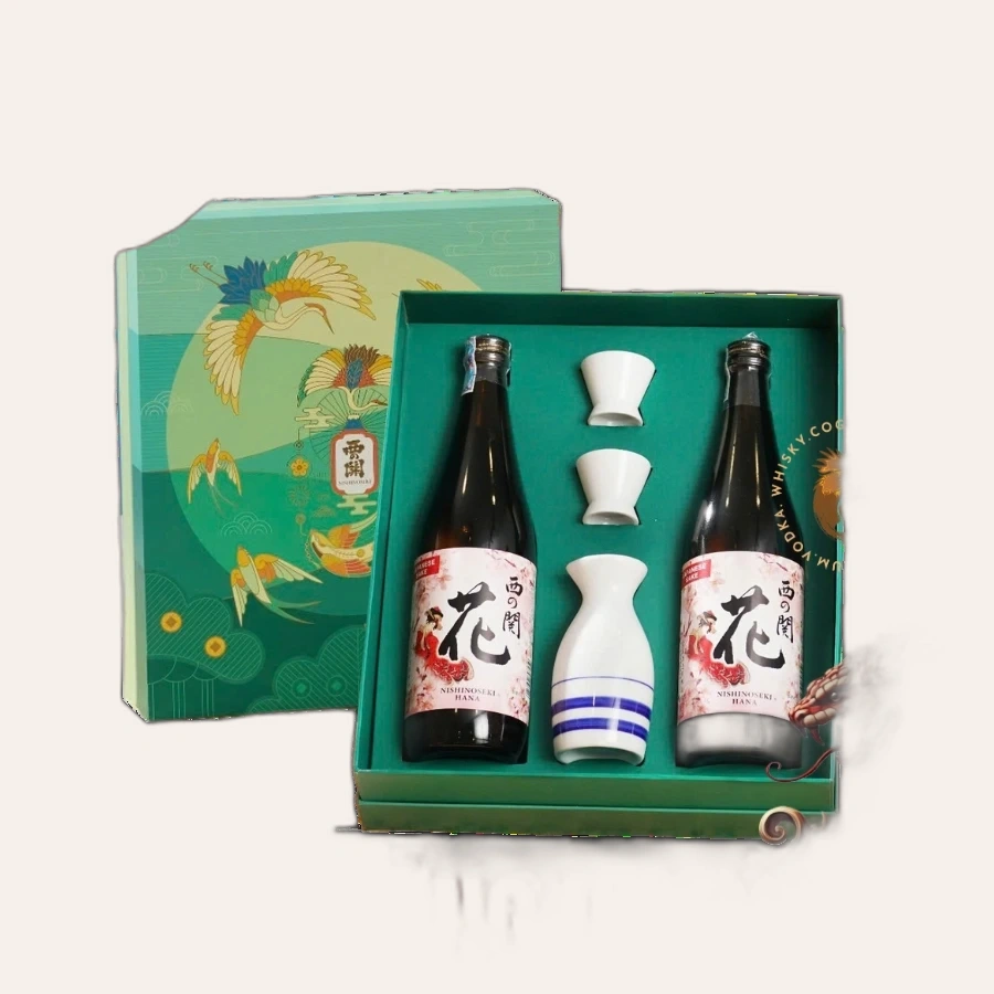 Rượu Sake Nhật Nishinoseki Hana Hộp Quà Tết 2025