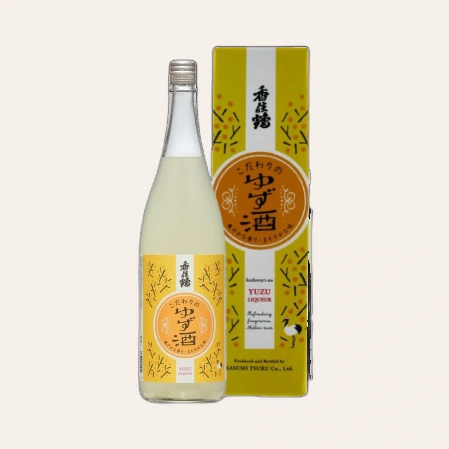 Rượu Sake Nhật Bản Kasumitsuru Kodawari No Yuzu