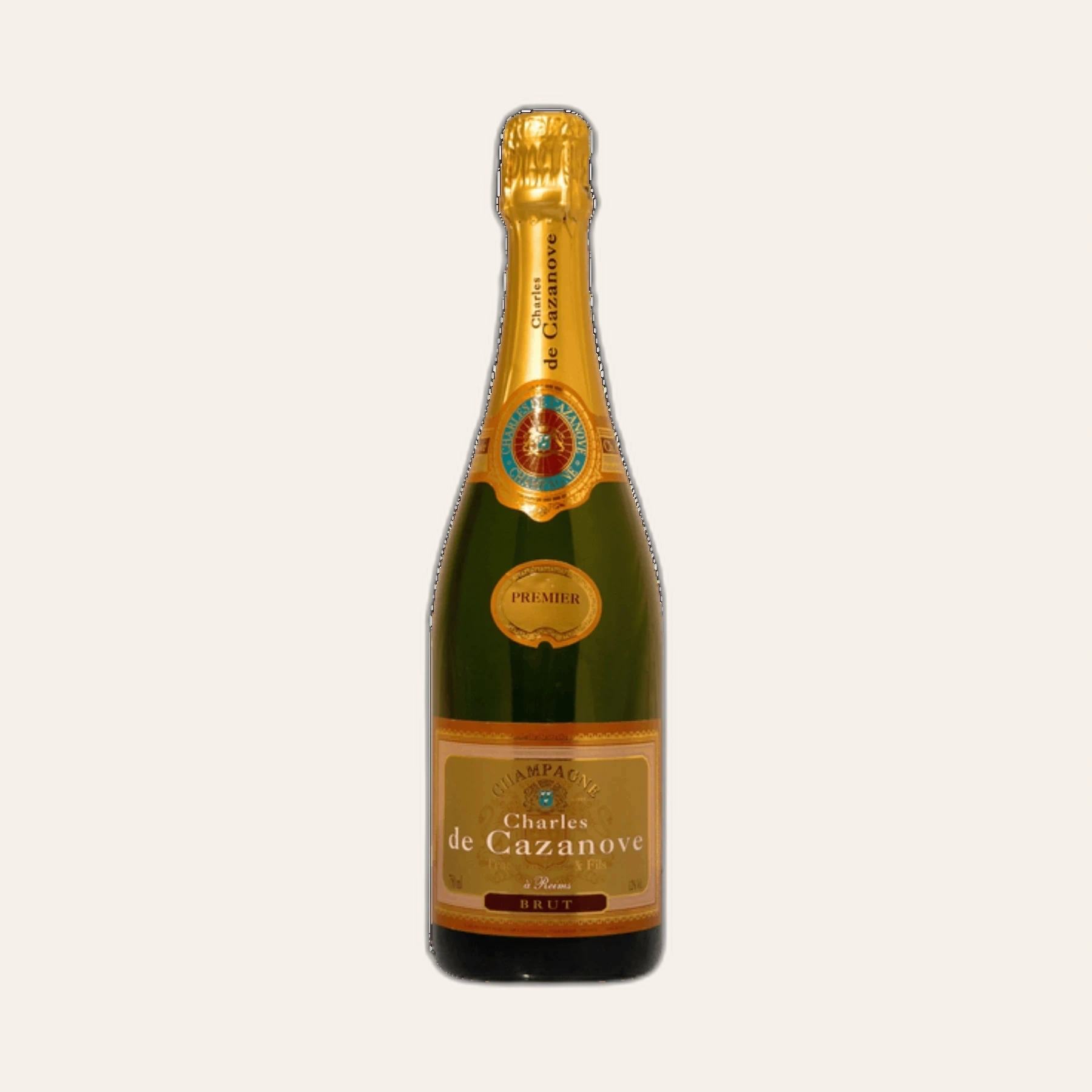 Rượu Champagne Pháp Champagne Charles de Cazanove Brut Premier Cru