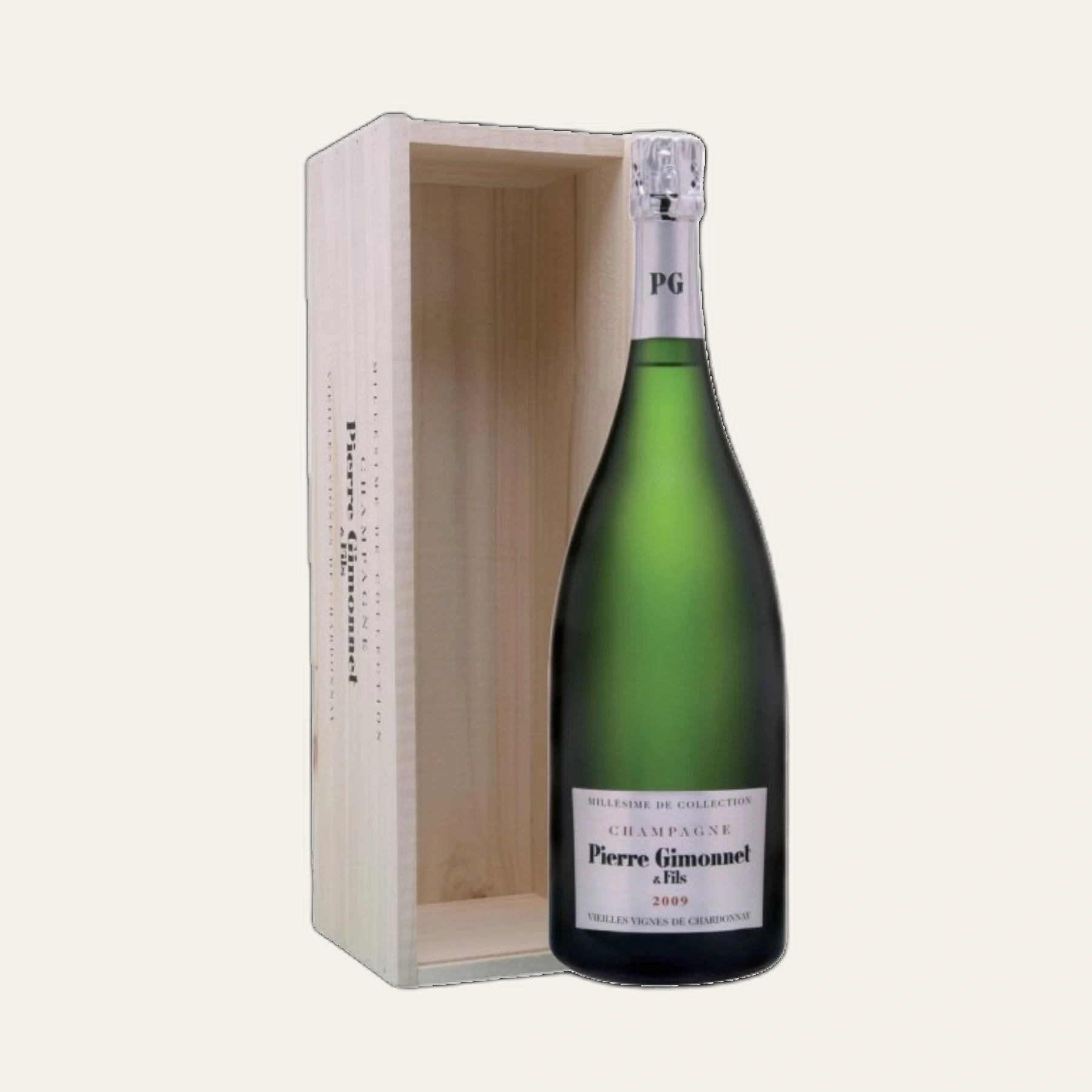 Rượu Champagne Pháp Pierre Gimonnet Brut Jeroboam 3L Kèm Hộp
