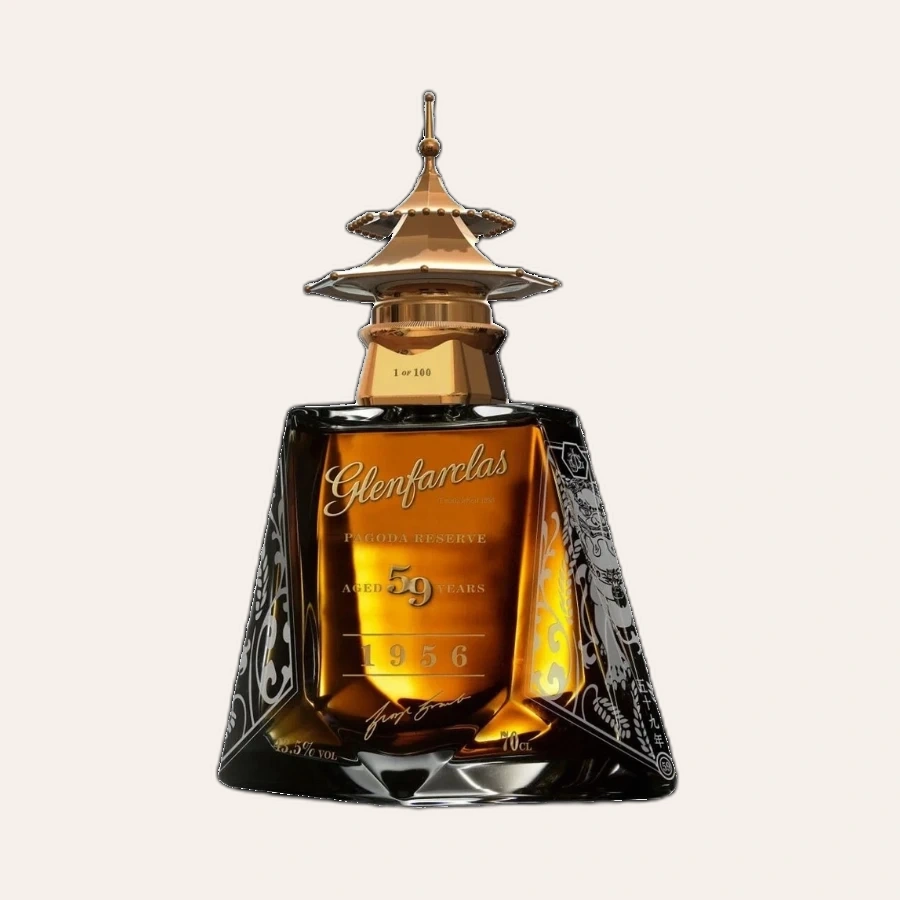 Rượu Whisky Glenfarclas 59 Year Old Pagoda Reserve Gold 1956