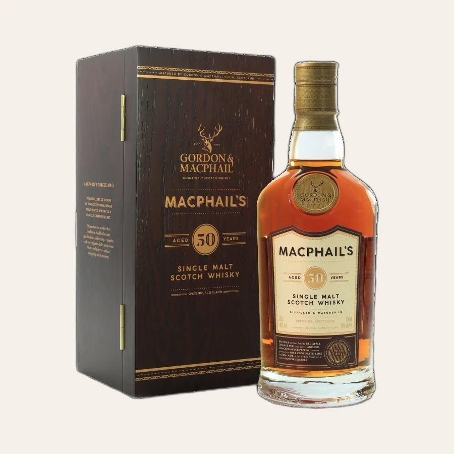 Rượu Whisky Macphail's 50 Year Old Gordon & Macphail