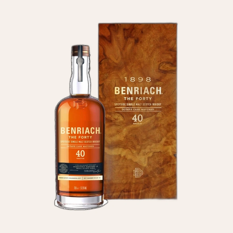 Rượu Whisky Benriach 40 Year Old The Forty Octave Cask Matured