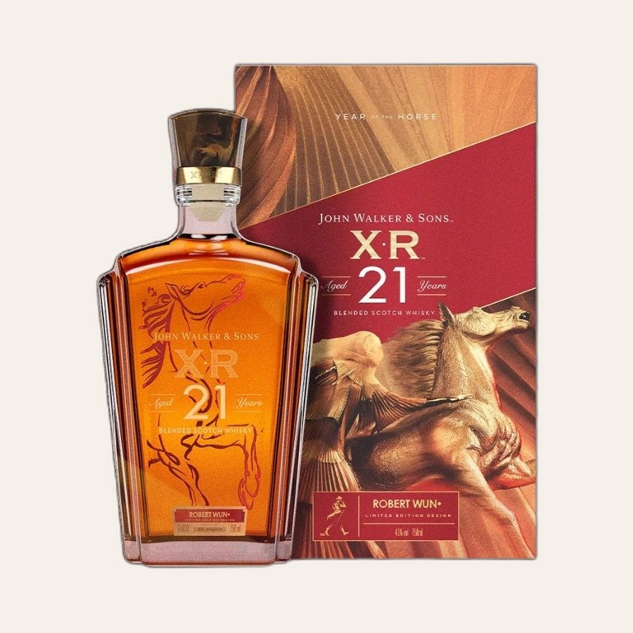 Rượu Whisky John Walker & Sons XR 21 Year Old Robert Wun Hộp Quà Tết 2026