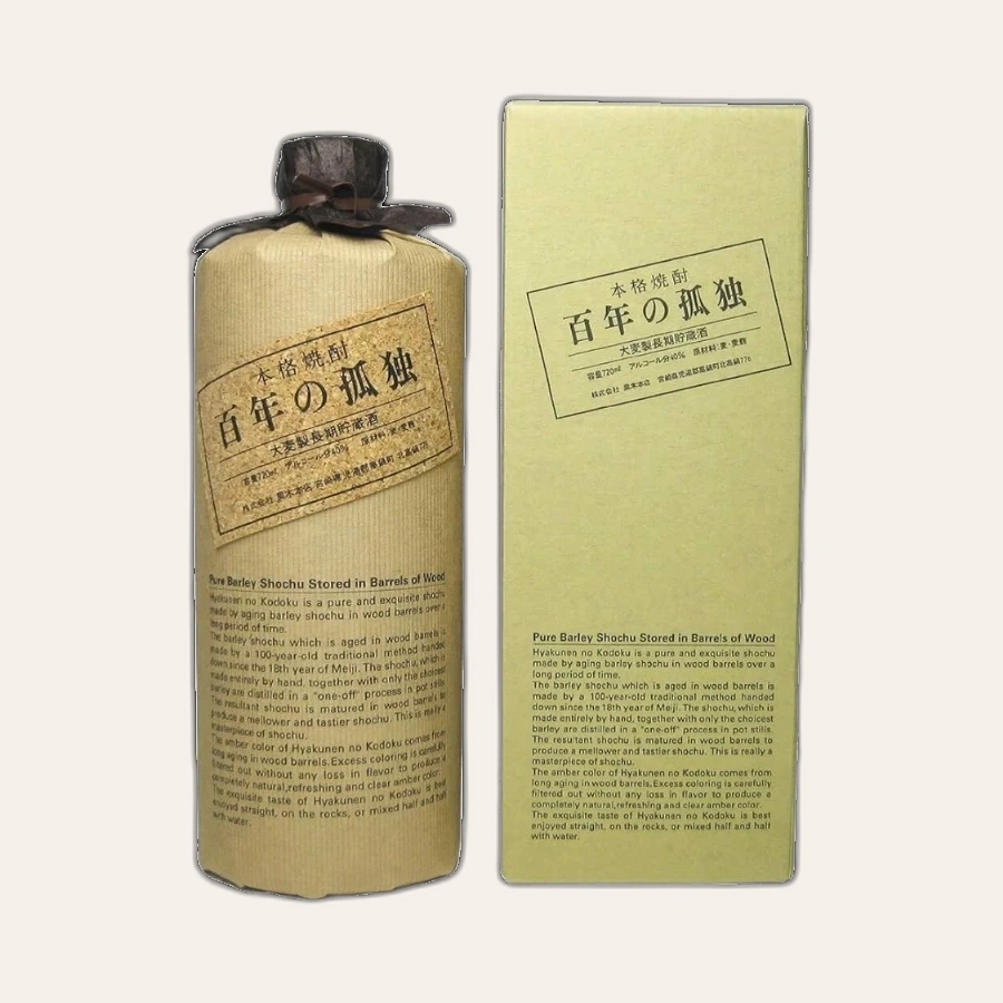 Rượu Shochu Nhật Kuroki Honten Hyakunen No Kodoku Mugi