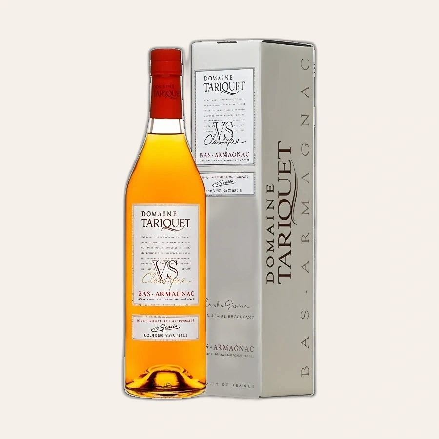 Rượu Brandy Pháp Domaine Tariquet Blanche Bas-Armagnac 500ml in Carafe and with Gift Box