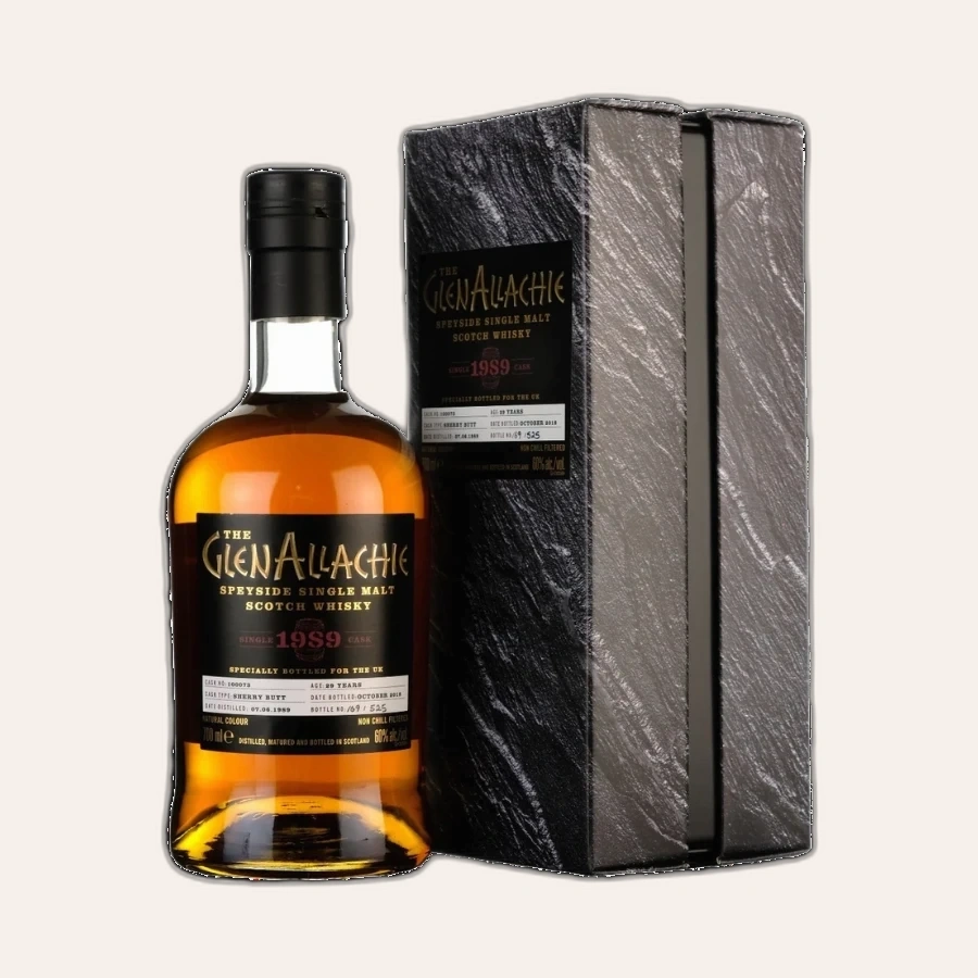 Rượu Whisky Glenallachie 29 Year Old Sherry Butt Vintage 1989