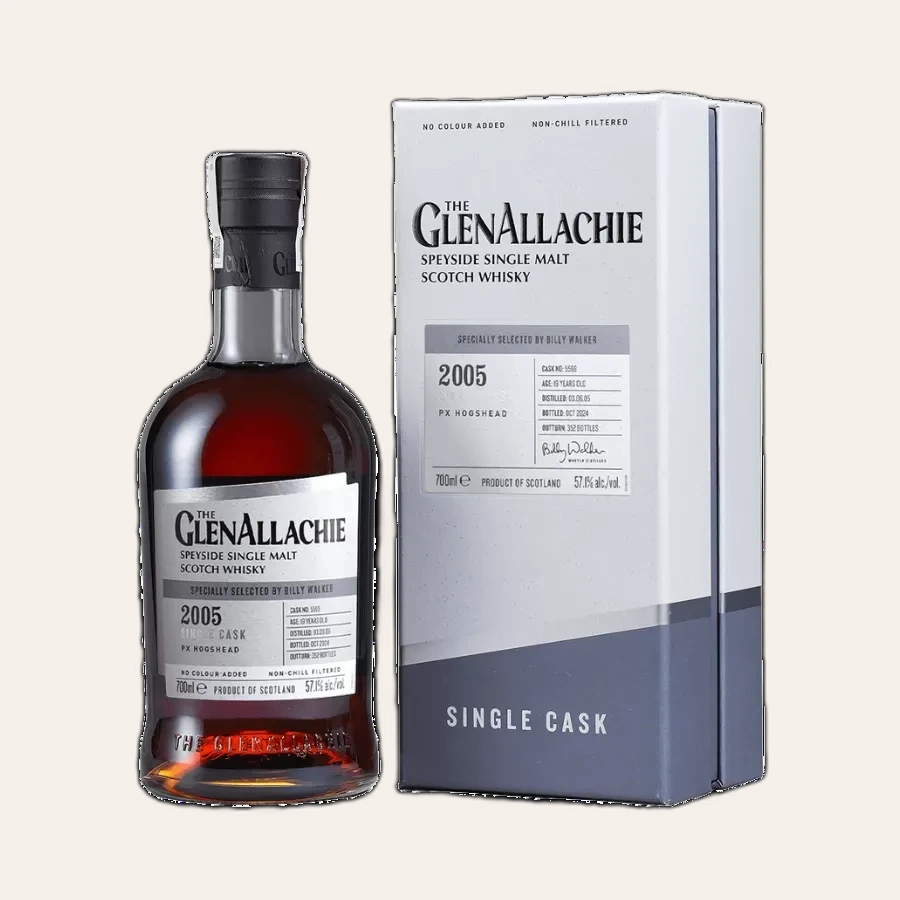 Rượu Whisky Glenallachie 2005 PX Hogshead Cask No. 5598