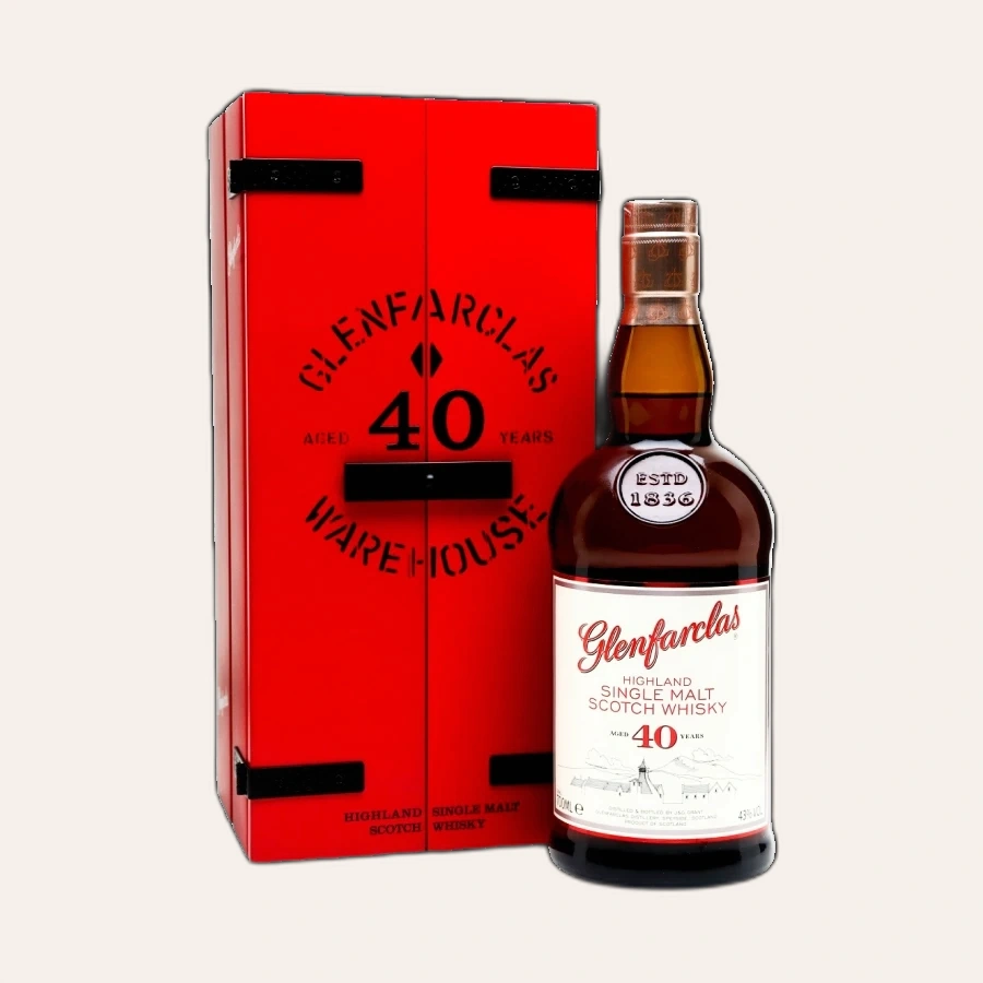 Rượu Whisky Glenfarclas 40 Year Old