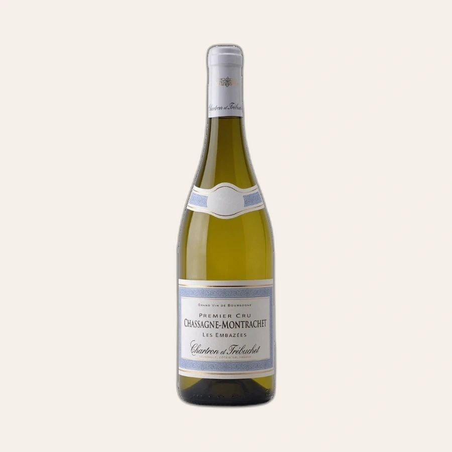 Rượu Vang Trắng Pháp Chartron et Trebuchet Chassagne Montrachet 1er Cru Les Embazees
