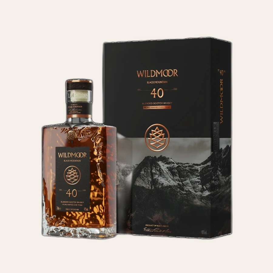 Rượu Whisky Wildmoor 40 Year Old Black Mountain Pedro Ximenez Cask