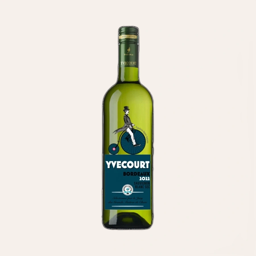 Rượu Vang Trắng Pháp Yvecourt Bordeaux Blanc