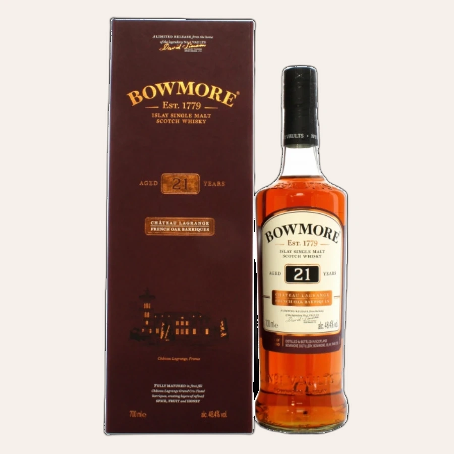 Rượu Whisky Bowmore 21 Year Old Chateau Lagrange French Oak Barriques