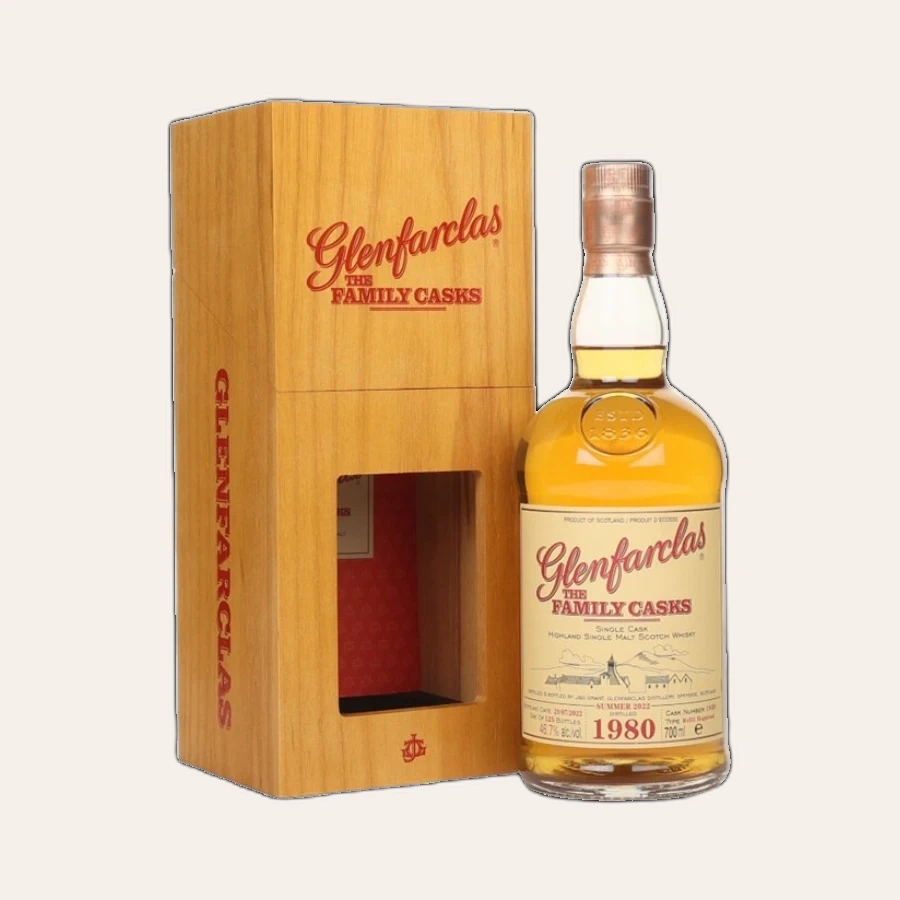 Rượu Whisky Glenfarclas 42 Year Old Family Casks 1980