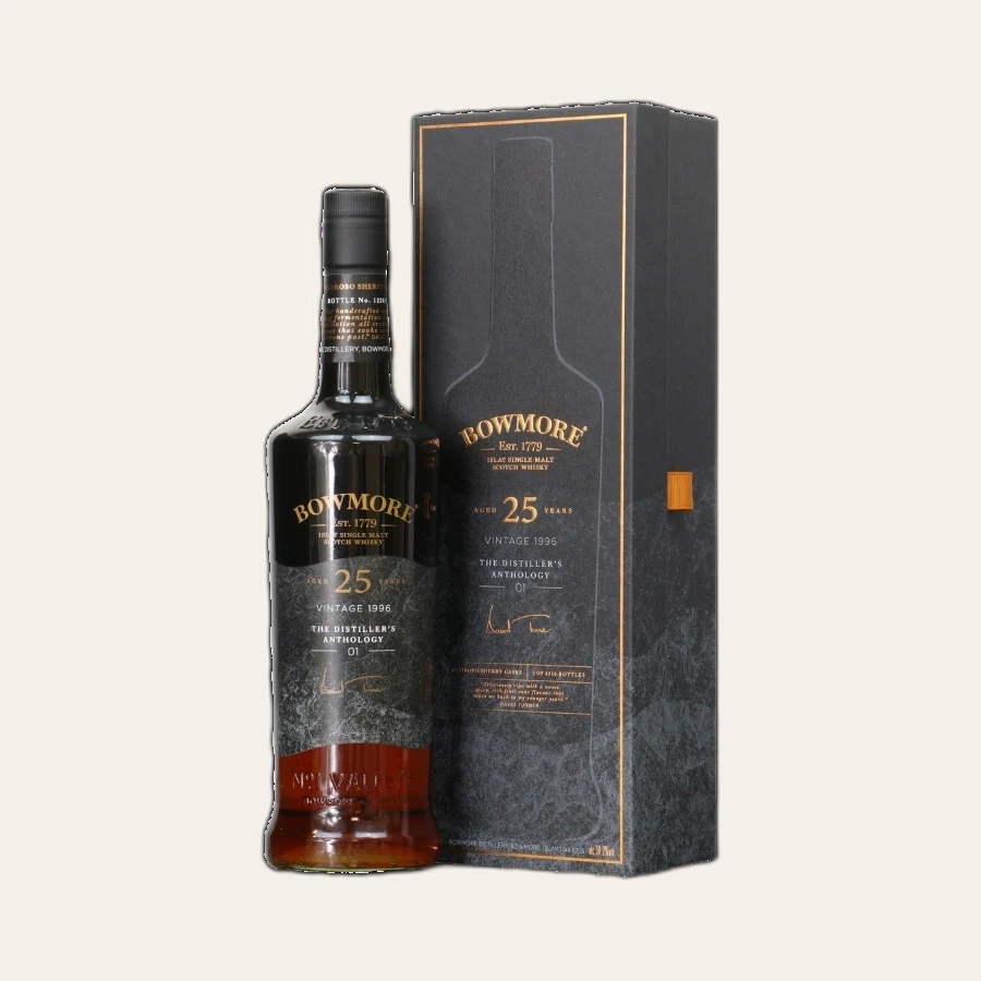 Rượu Whisky Bowmore 25 Year Old The Distiller's Anthology 01 Exclusive 1996