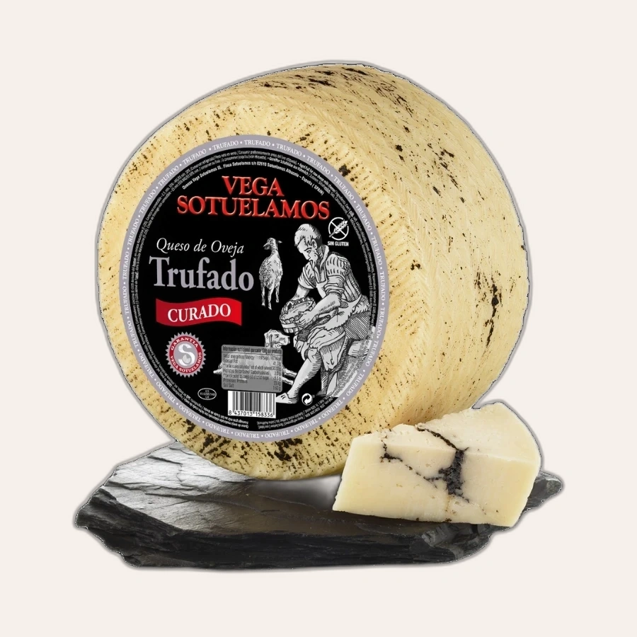 Phô Mai Sữa Cừu Nấm Truffle Vega Gourmet / Sheep Cheese Aged With Truffle