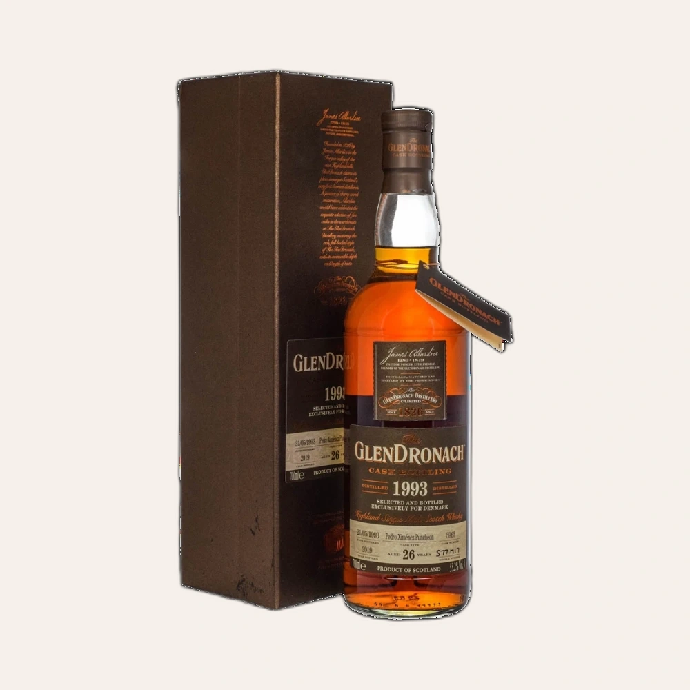 Rượu Whisky Glendronach 26 Year Old Pedro Ximenez Puncheon 1993