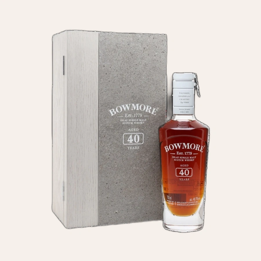 Rượu Whisky Bowmore 40 Year Old