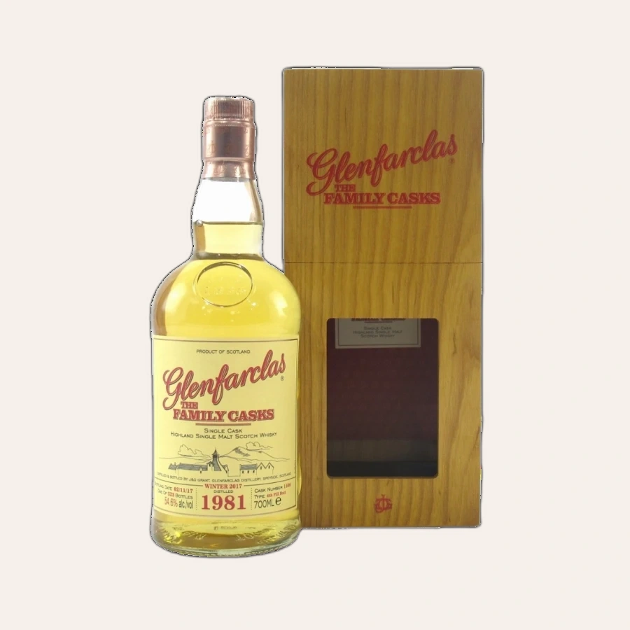 Rượu Whisky Glenfarclas 36 Year Old Family Casks 1981