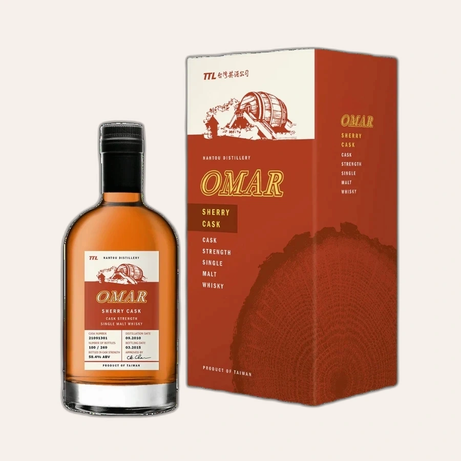 Rượu Whisky Omar Sherry Cask Cask Strength
