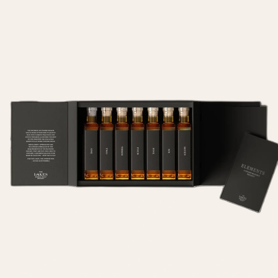Full Set Rượu Whisky The Lakes Elements 200ml x 7 Chai
