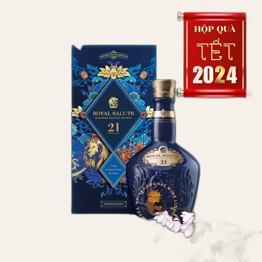Rượu Whisky Royal Salute 21 Year Old Phiên Bản Hộp Quà Tết 2024