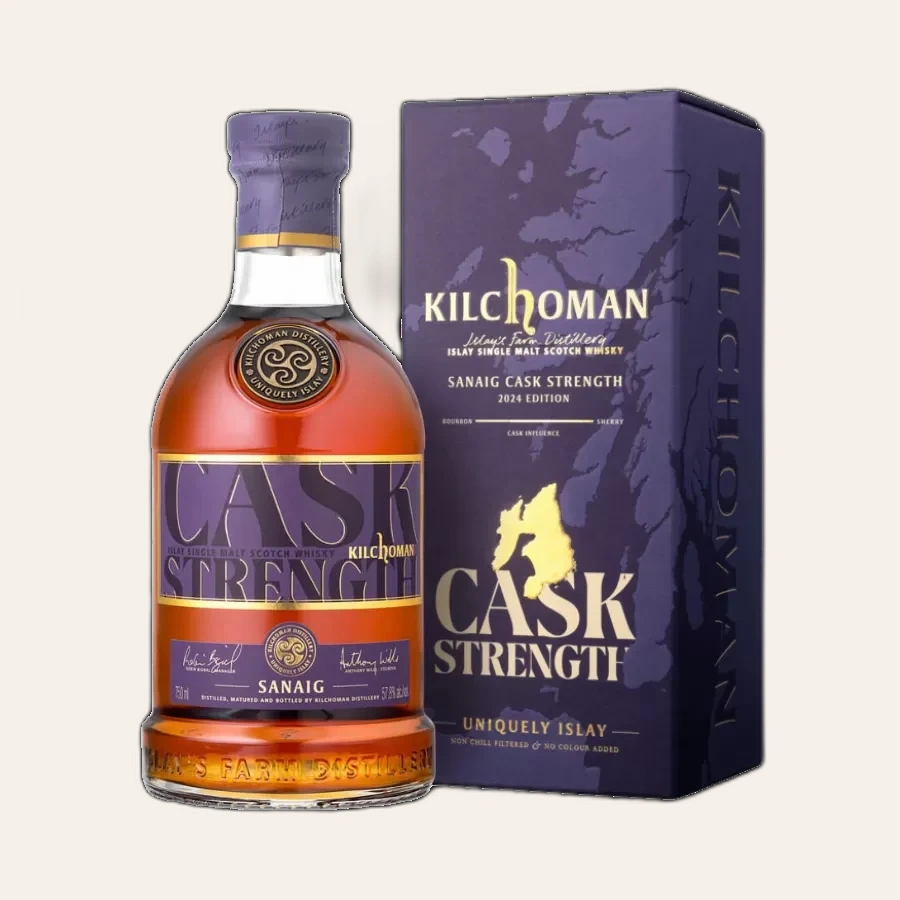 Rượu Whisky Kilchoman Sanaig Cask Strength