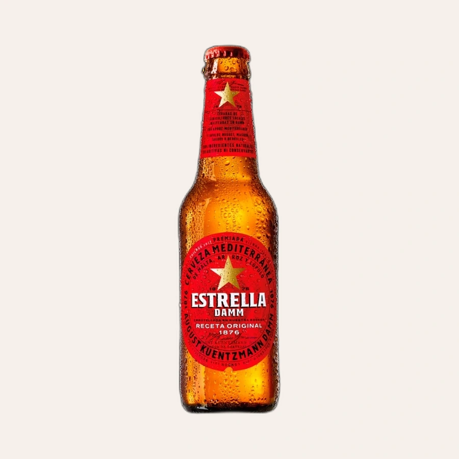 Bia Tây Ban Nha Estrella Damm (Chai)