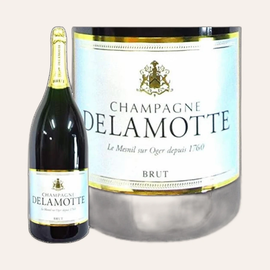Rượu Champagne Pháp Delamotte Brut 6000ml