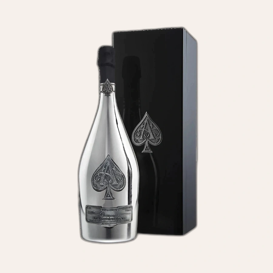 Rượu Champagne Pháp Armand De Brignac Magnum Ace Of Spades Blanc De Blanc Magnum 1.5L