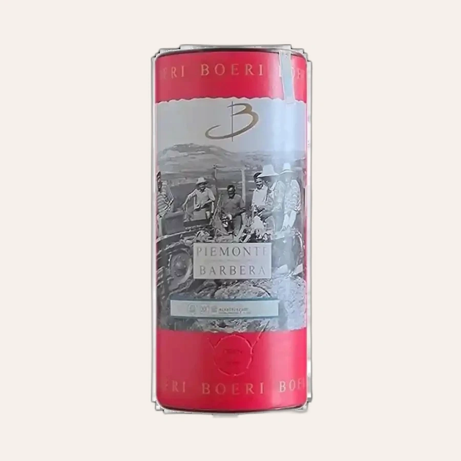 Rượu Vang Bịch Ý Boeri Piemonte Barbera DOC 2019 3L
