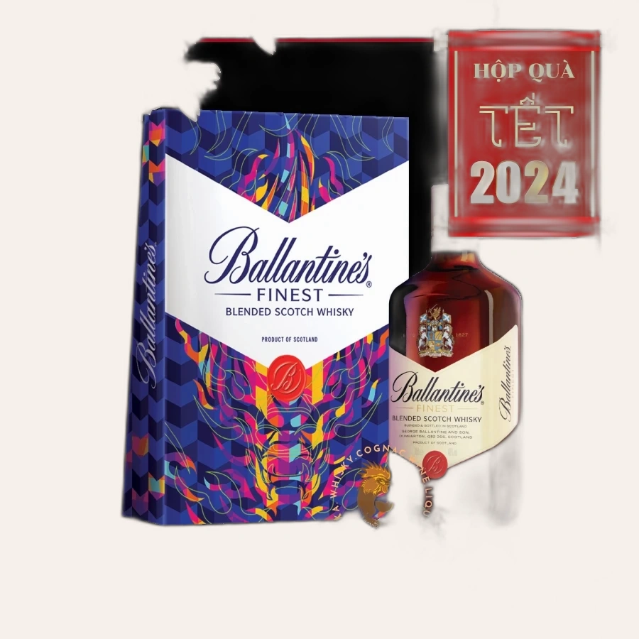 Rượu Whisky Ballantine's Finest Phiên Bản Hộp Quà Tết 2024