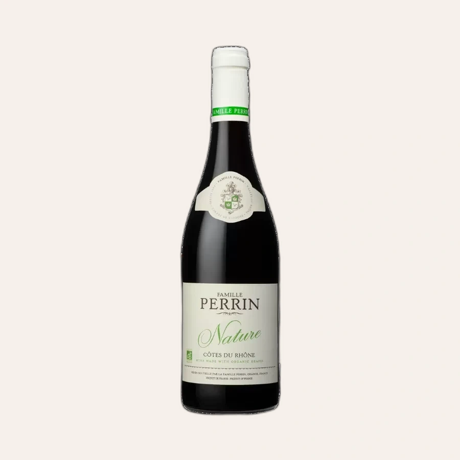 Rượu Vang Đỏ Pháp Famille Perrin Nature Cotes Du Rhone Rouge