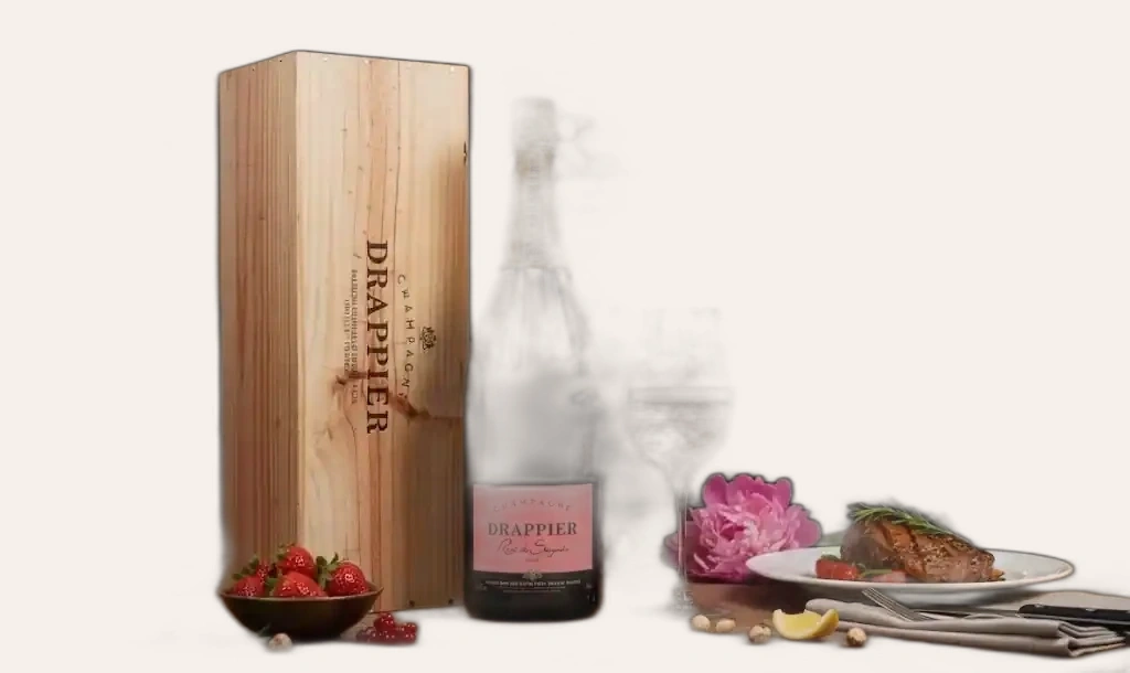 Rượu Champagne Pháp Drappier Rosé de Saignée 1.5L Vững Chắc