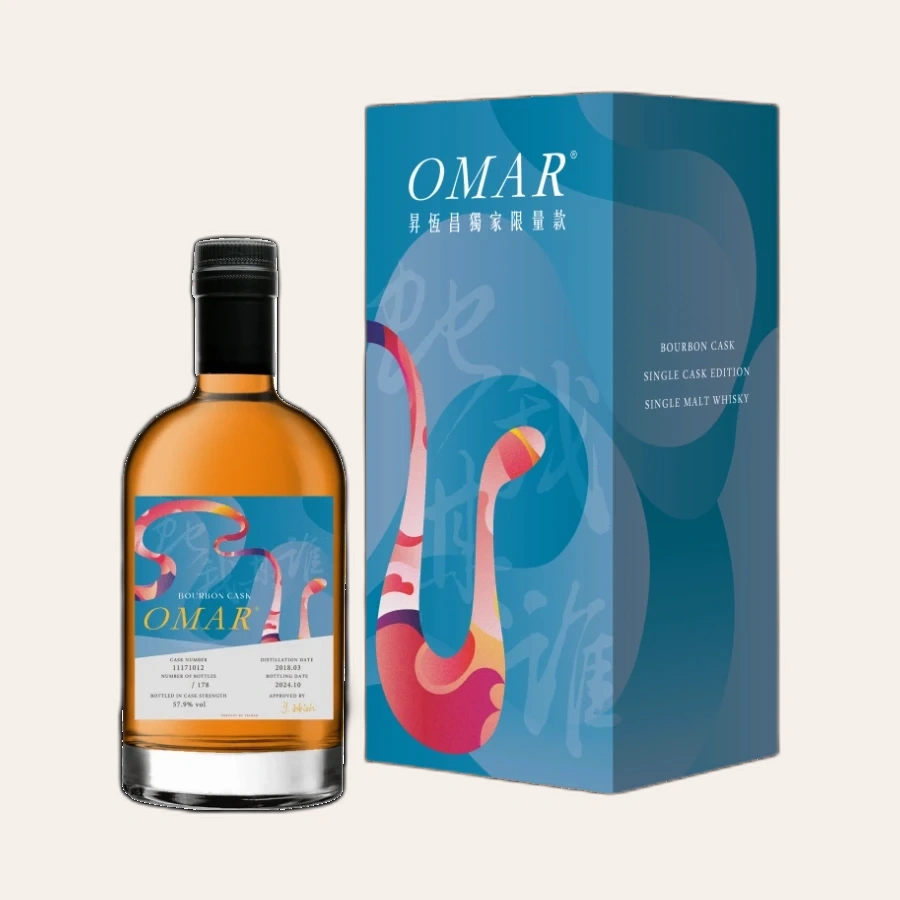 Rượu Whisky Omar Bourbon Cask Year Of The Snake 2025