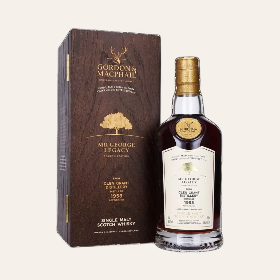 Rượu Whisky Glen Grant 65 Year Old 1958 Mr George Legacy 4th Edition