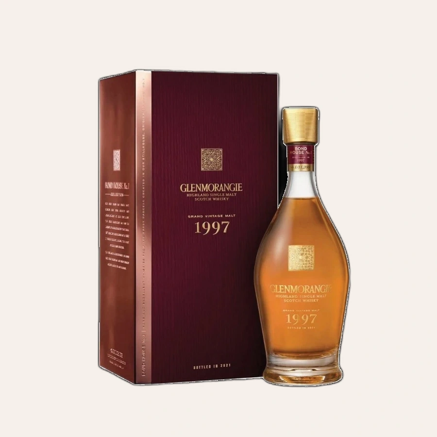Rượu Whisky Glenmorangie 24 Year Old Grand Vintage Malt 1997 Bottled In 2021
