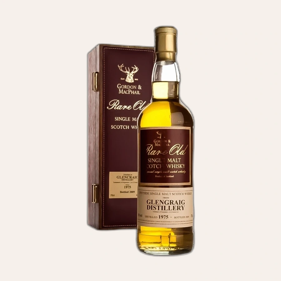 Rượu Whisky Glencraig 37 Year Old Rare Old Gordon & Macphail 1975