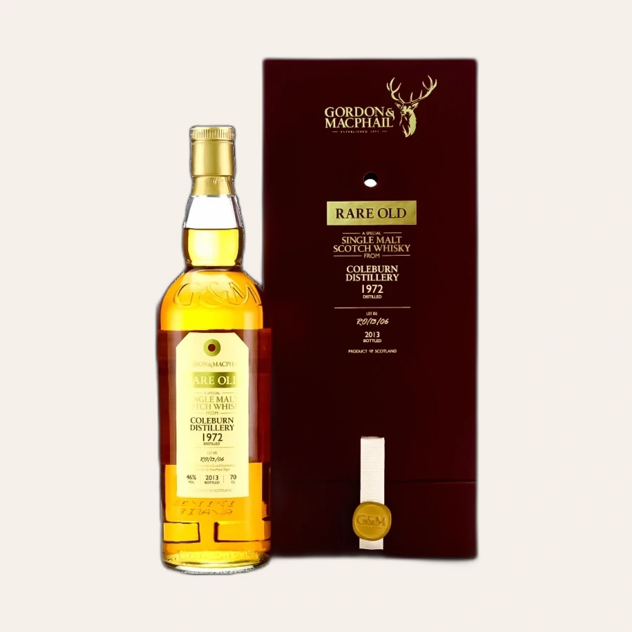 Rượu Whisky Rare Old Coleburn Gordon & Macphail 1972