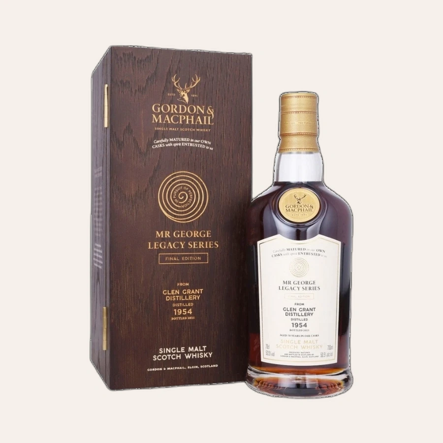 Rượu Whisky Glen Grant 70 Year Old 1954 Mr George Legacy Final Edition