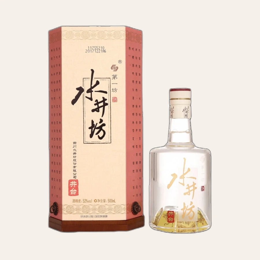 Rượu Thủy Tỉnh Phường 500ml 52%/ Shui Jing Fang/ 水井坊
