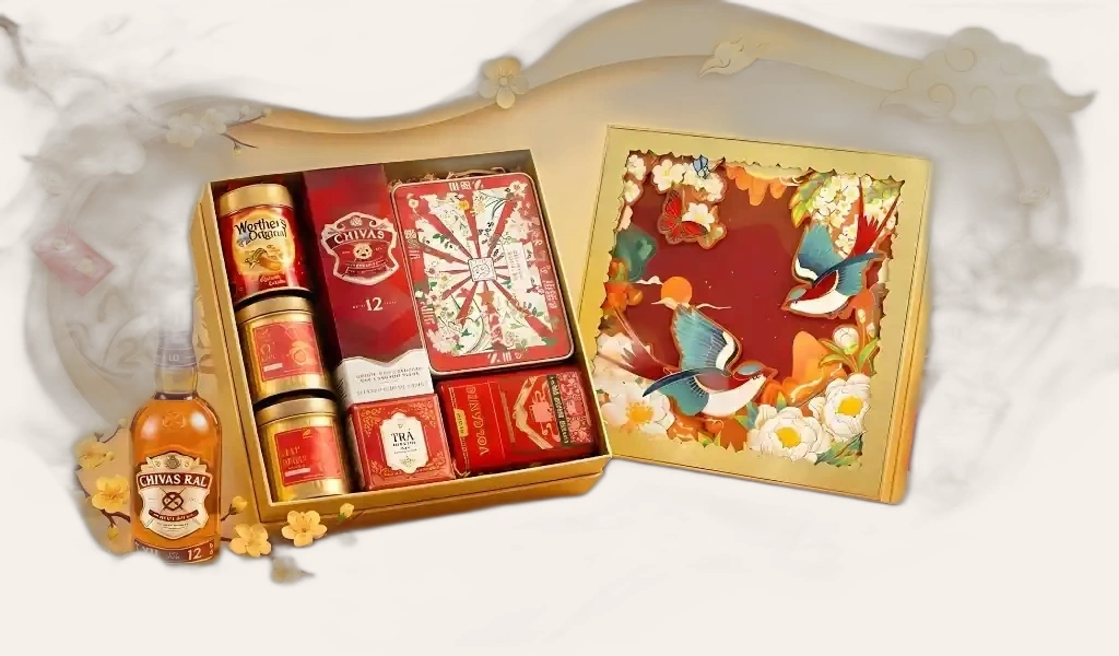 Set Quà Tết Nghênh Sắc 7 Whisky Chivas