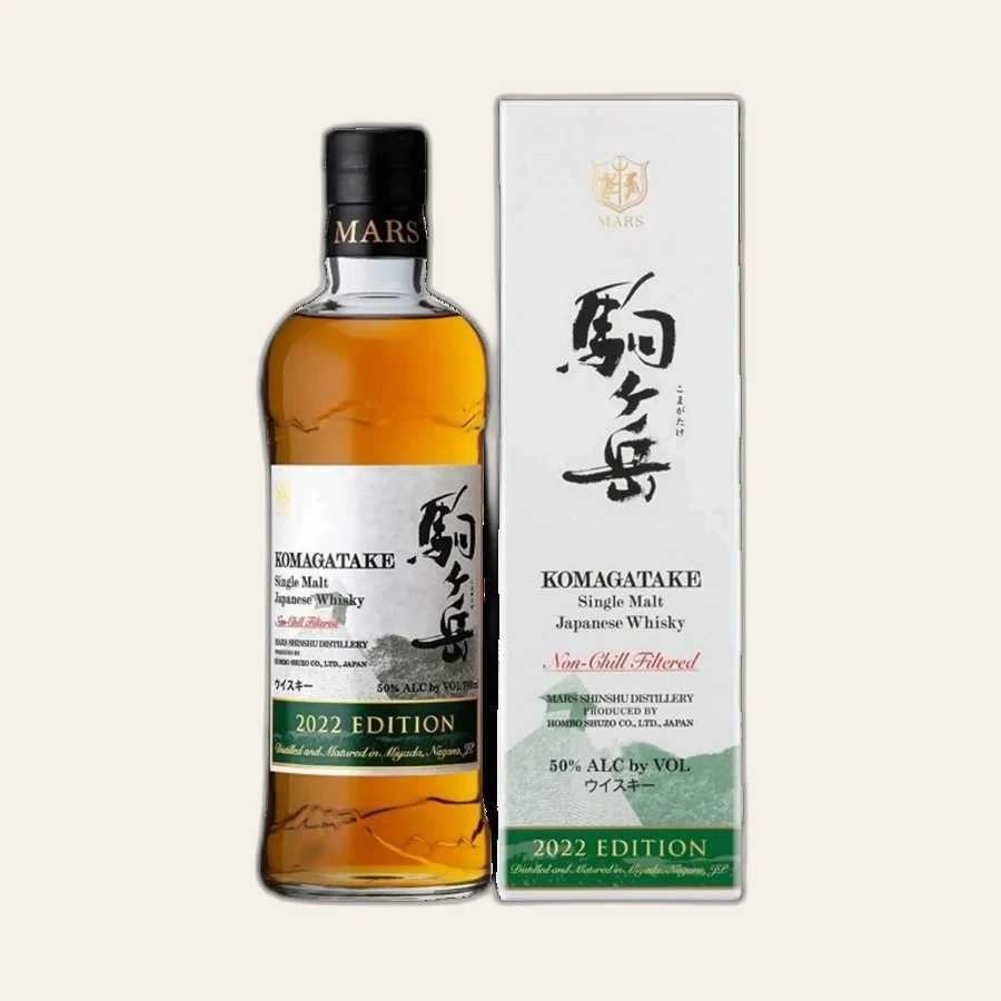 Rượu Whisky Nhật Mars Komagatake Single Malt Japanese 2022 Edition