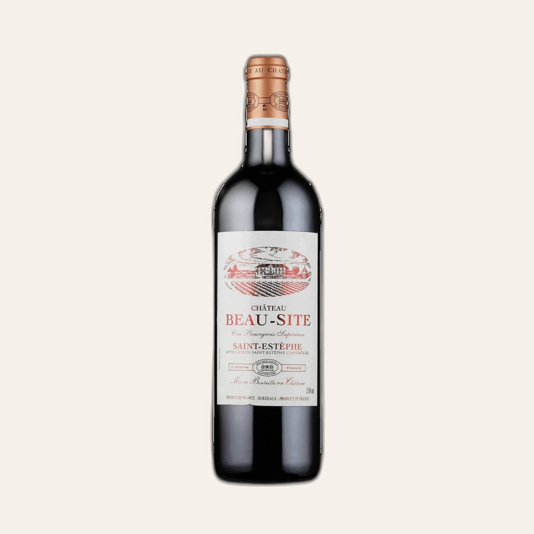 Rượu Vang Đỏ Pháp Borie Manoux Chateau Beau Site Cru Bourgeois Superieur 1.5L 2015