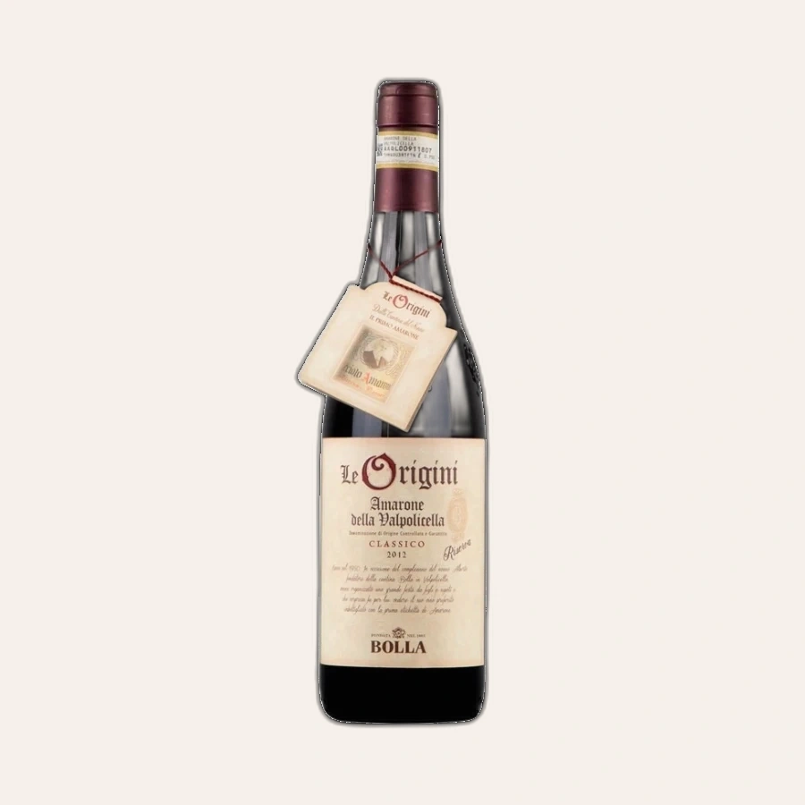 Rượu Vang Đỏ Ý Bolla Le Origini Amarone Reserva 2012