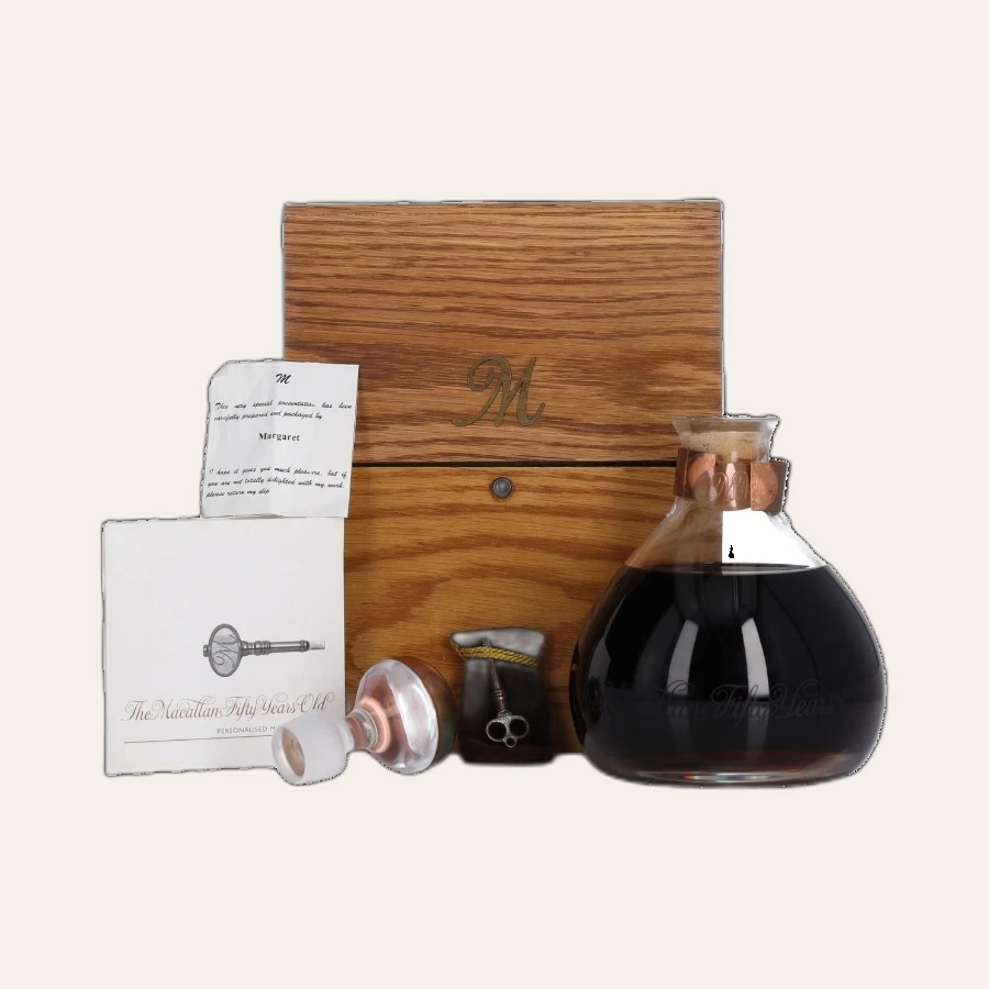 Rượu Whisky Macallan 50 Year Old 1949 Millennium Decanter