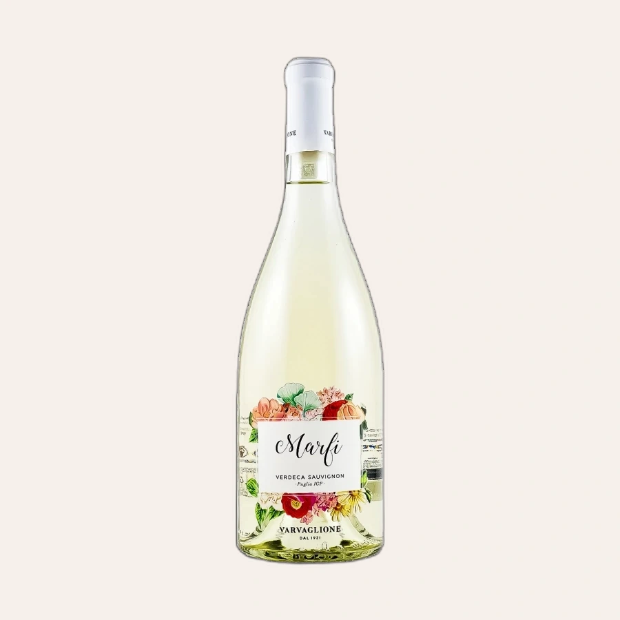 Rượu Vang Trắng Ý Marfi Verdeca Sauvignon Puglia (IGP)