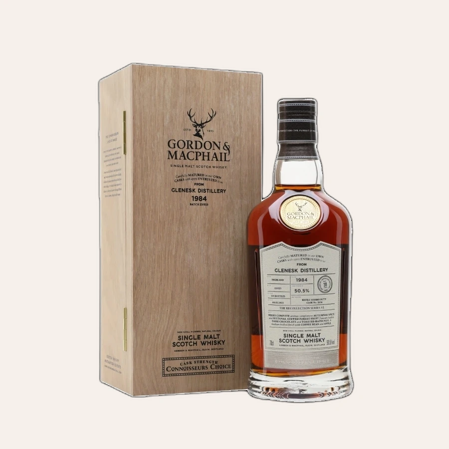 Rượu Whisky Glenesk 38 Year Old Gordon & Macphail 1984